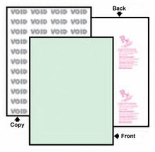 Shows VOID on copies