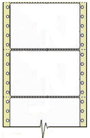 2,500 Compulabel® 111508 Continuous Form Labels, 4" x 2-7/16", One Across, 2.5M Labels