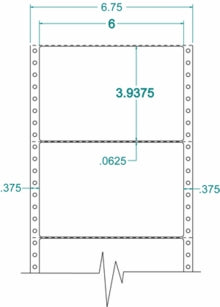 Carrier is 6-3/4" Wide