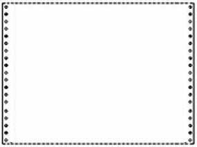 12 x 8.5 - NO Perforations