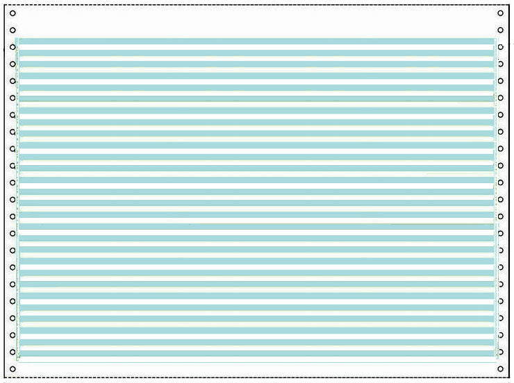 20# Paper, No Marginal Perfs