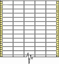 25,000 Compulabel® 140556 Continuous Labels, 5 Across, 2-1/2 x 15/16