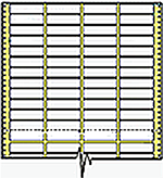 Compulabel® 140905 Cheshire Mailing Labels, Four Labels Across, 3.2 x .92 Inches