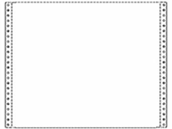 Blank, 1/2" Marginal Perfs