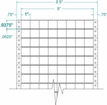 Compulabel® 161100 Continuous Price Marking Labels, 8 Across
