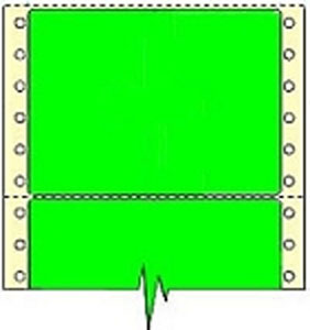 Compulabel® 161752 Fluorescent Green 4 x 2-15/16 Continuous Labels, 2,500 Labels per Box