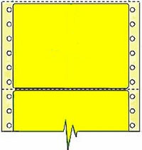 4" x 2-15/16" Neon Yellow