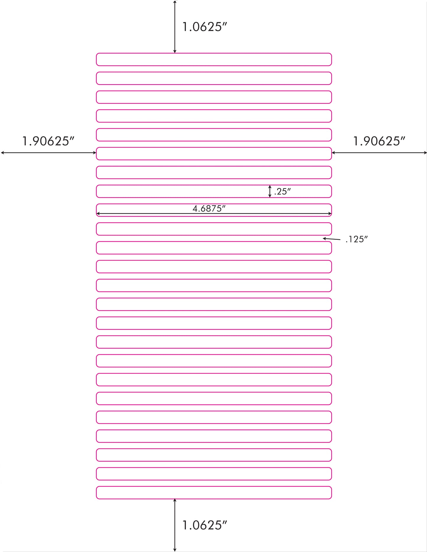 2400 White Matte Printable CD Jewel Case Spine Labels 100 Sheets 24 Labels Per Sheet
