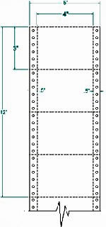 Continuous Cards, 4" x 3"