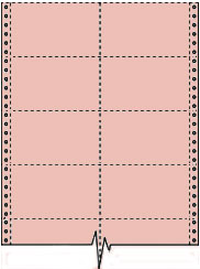 5" x 3" Salmon Index Cards