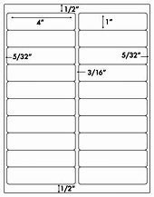 400 Laser ONLY Durable White Vinyl WaterProof and WeatherProof Labels 4 x 1 inch, 20 Labels per Sheet Avery® 5161 Template, 20 Sheets
