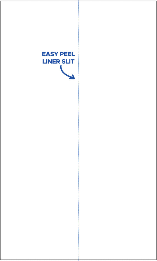 100 Very Large 8.5" x 14" White Laser Vinyl Heavy Duty Waterproof Labels One Label Per Sheet 100 Sheets