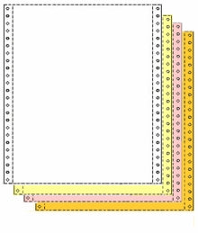 4 Part 9.5" x 11" with 0.5 perfs