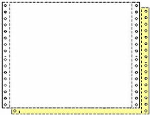 1/2" Marginal Perforations