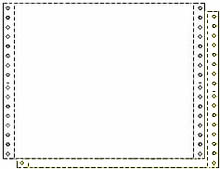 1/2" Marginal Perforations