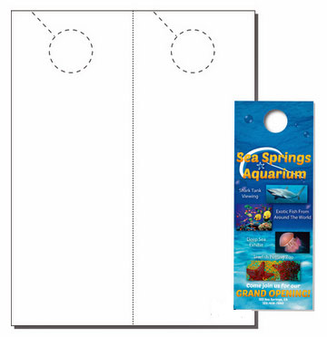 500 Compulabel® 431201 Laser and Inkjet Printable Door Knob Hangers, 250 Sheets