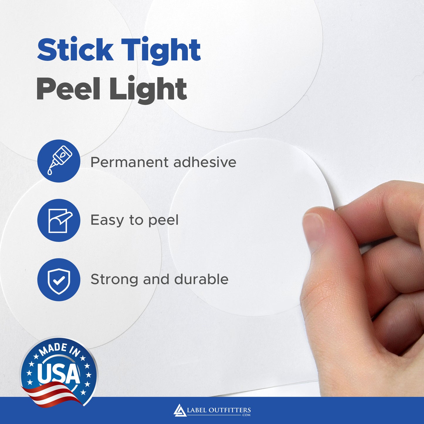 100 Sheets Blank Laser and Inkjet Printable Full Sheet Label with ONE VERTICAL SLIT in liner use Compulabel® 313356, Uline® S-5045, Avery® 5165 Template