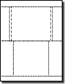 Jewel Case Inserts, 20 Sheets, 67# White Bristol Card Stock Produces 20 Back Liners and 20 Front Inserts
