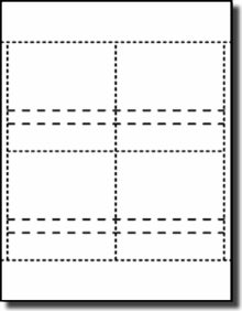 1,000 Audio Cassette J-Cards for Insertion in Tape Cases 67# White Bristol Card Stock 250 Sheets