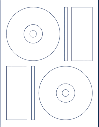 40 White Matte CD / DVD Labels Memorex® Format - 20 Sheets