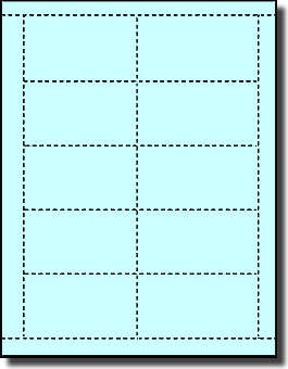 Light Blue Business Cards