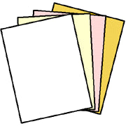 4 Part NCR Paper, Letter Size