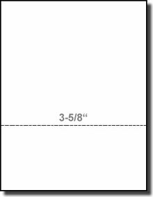 Printworks Professional 04134 Perforated Paper 8-1/2 x 11 White 24# Laser Inkjet Bond, Paris Business Forms