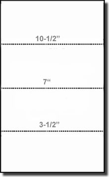 Printworks Professional 04177 Triple Perfed Business Paper, 24# Legal Size 8.5" x 14" One Ream of 500 Sheets for Laser and Inkjet Printers