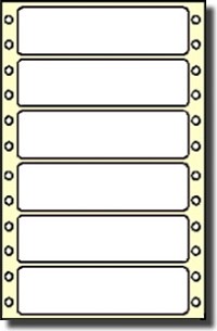 Perforated Between Labels - Latex Impregnated with Removable Adhesive!