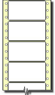 5,000 Compulabel® 111003 Continuous Form Labels, 2-3/4 x 1-7/16, 5M Labels per Case