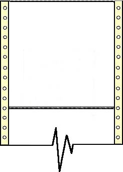 1,000 Compulabel® 112004 Continuous Dot Matrix Pin Feed Labels, 6" x 5-15/16", Case of 1M Labels