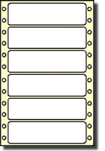 5,000 Compulabel® 162505 REMOVABLE ADHESIVE Pin Feed Dot Matrix Label 3-1/2 x 15/16, Same size as Avery® 4018, 5M per Case