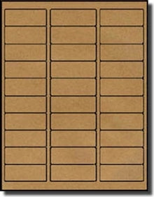 Brown Kraft Laser and Inkjet
