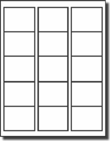 1,500 Compulabel® 311501 Non-Wrap Diskette Labels, 2-11/16 x 2  with Permanent Adhesive use Avery® 6490 Template