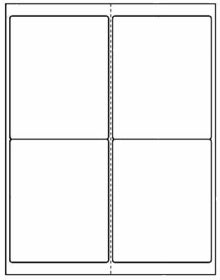 Vertical Perforation Between Labels