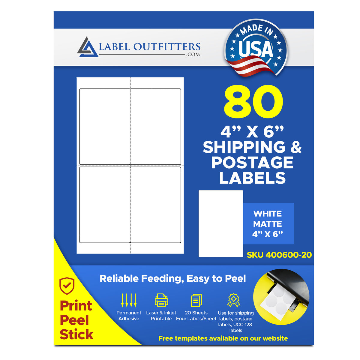 Label Seets 80 Large 4