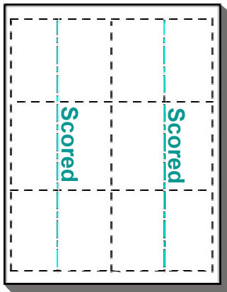 Fold Over Business Card
