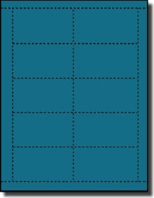 Bright Blue Business Cards