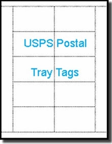 USPS Tray Tags