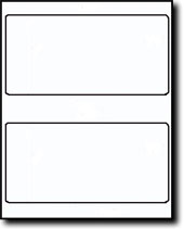 40 Large Laser and Inkjet Labels 8 x 4 inches, 2 Labels per Sheet Prin ...