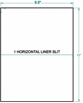 100 Compulabel® 371000 Blank Inkjet Weather Resistant Printable 8-1/2 x 11 inch Labels, 1 per sheet, 100 Sheets use Avery® 5165 Template