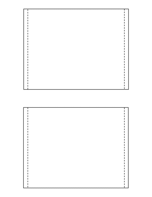 100 Printable CD Tray Inserts 67# White Cardstock 2 Inserts Per Sheet
