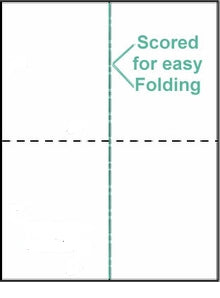 Makes Two 4.25" x 5.5" when folded